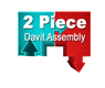 2-piece davit assembly