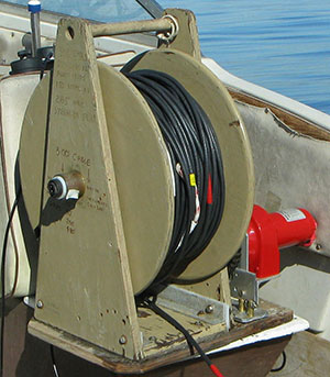 sidescan cable reel motor
